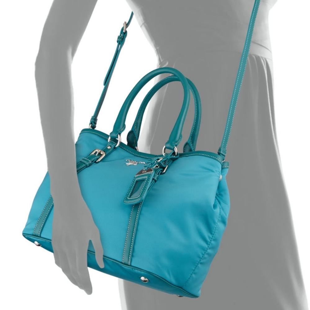 Brand new Prada Turquoise nylon leather purse - Picture 15 of 15
